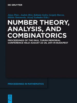 cover image of Number Theory, Analysis, and Combinatorics